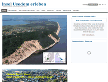 Tablet Screenshot of insel-usedom-erleben.de